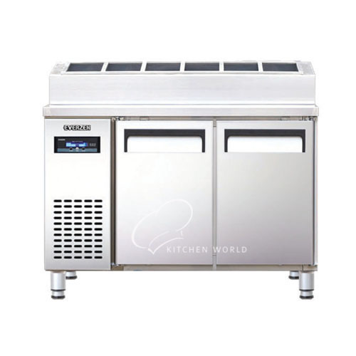 에버젠 토핑테이블냉장고1200(직냉식) UDS-12RPDE-NSV