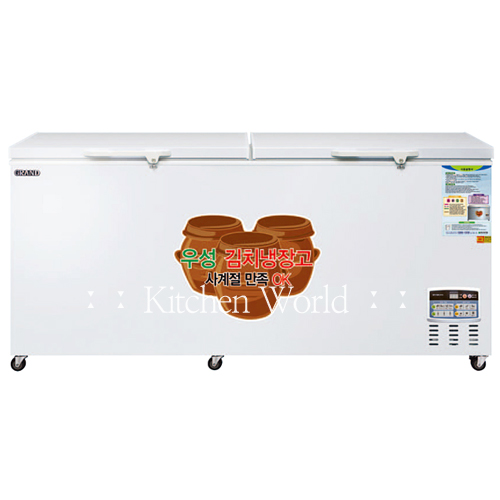 그랜드우성 보급형 디지털 김치냉장고(775ℓ/2도어/직냉식) WSM-850K