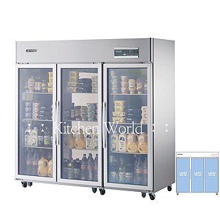 그랜드우성 고급형 65박스업소용냉장고(올냉장/글라스도어/간냉식) WSFM-1900DR(3G)