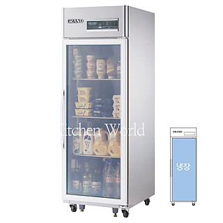 그랜드우성 고급형 25박스업소용냉장고(올냉장/글라스도어/간냉식) WSFM-650R(1G)