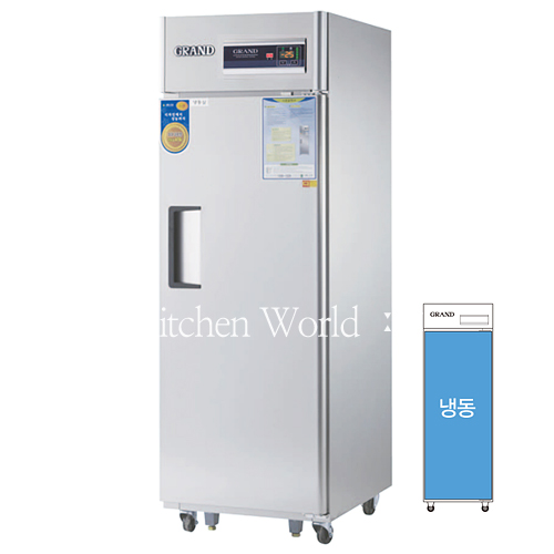 그랜드우성 고급형 30박스업소용냉장고(간냉식/올냉동/1도어) WSFM-740F(1D)