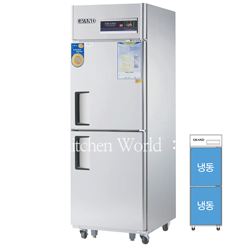 그랜드우성 고급형 30박스업소용냉장고(간냉식/올냉동) WSFM-740F