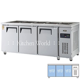 그랜드우성 고급형 찬밧드냉장고(1800/6자/냉장/간냉식) GWFM-180RBT