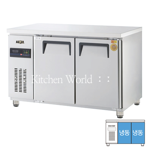 그랜드우성 고급형 테이블냉동고(1200/4자/냉동/간냉식) GWFM-120FT