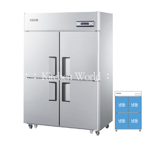 그랜드우성 보급형 45박스업소용 냉장고(올냉동/직냉식) GWS-1244DF