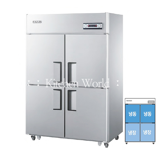 그랜드우성 보급형 45박스업소용냉장고(1/2냉동/수평/직냉식) GWS-1242RF