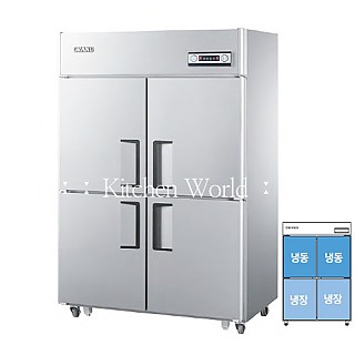 그랜드우성 보급형 45박스업소용냉장고(1/2냉동/수평/직냉식) GWS-1242RF
