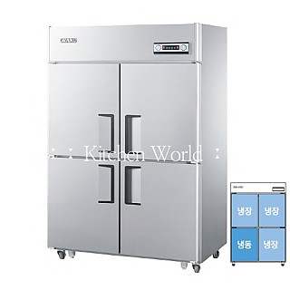 그랜드우성 보급형 45박스업소용냉장고(1/4냉동/직냉식) GWS-1243RF