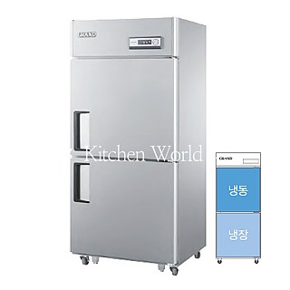 그랜드우성 보급형30박스냉장고(1/2냉동 직냉식) GWS-830RF
