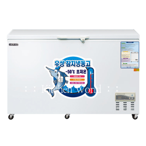 그랜드우성 보급형 디지털 참치냉동고(340ℓ,1도어) 직냉식 WSM-3600UC